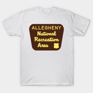 Allegheny National Recreation Area sign T-Shirt